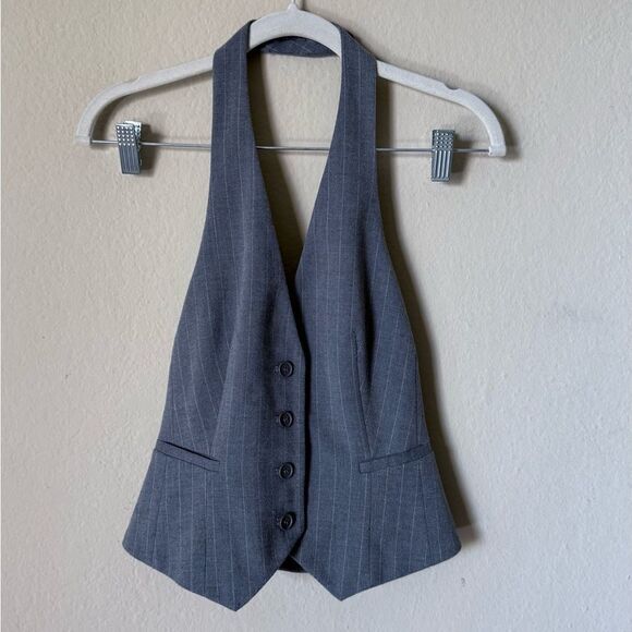 New York & Company Grey Vest Size 4 - Picture 3 of 5